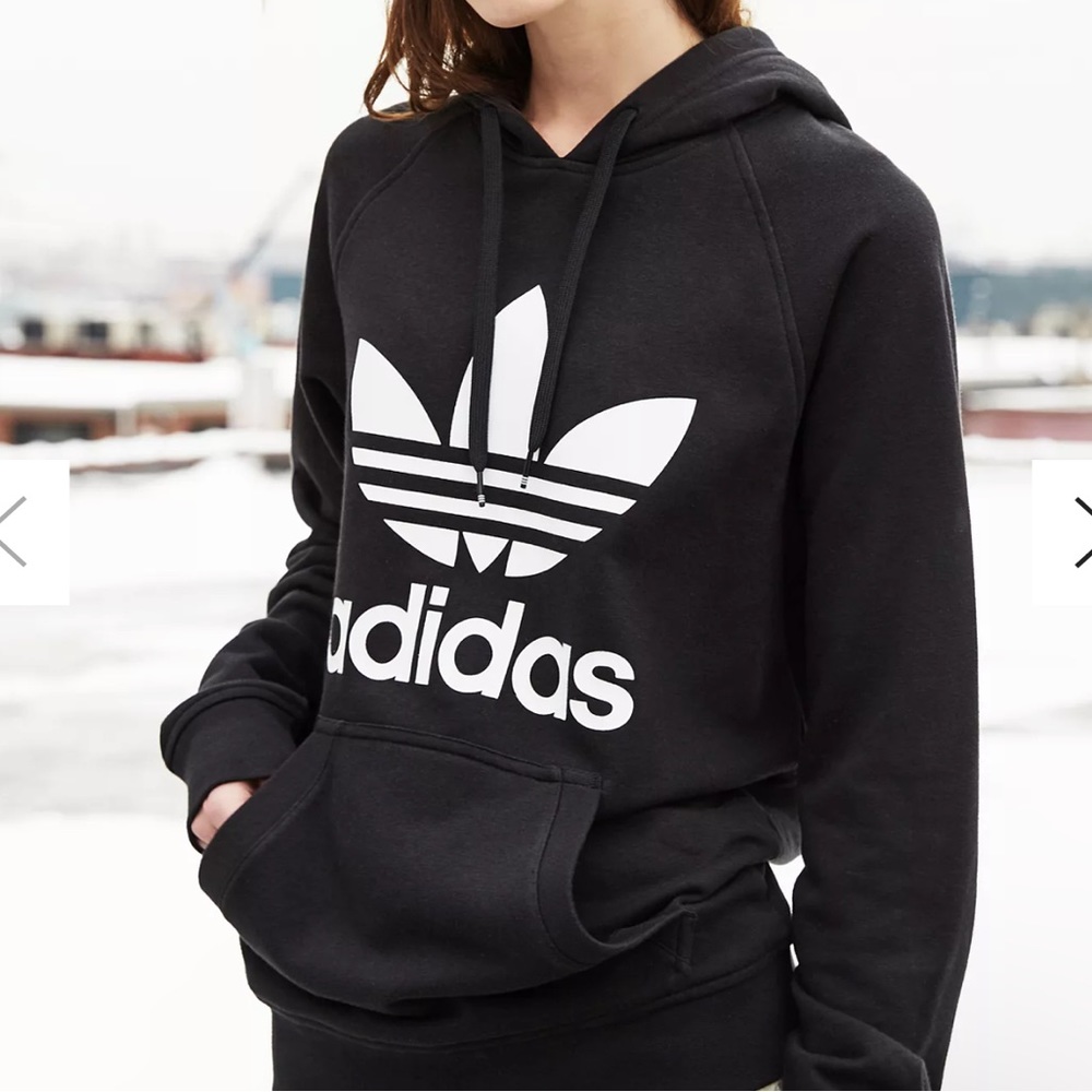 adidas Originals Women’s Trefoil Hooded Sweatshirt Size XS